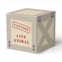 Animal Crate Zoo Jungle Safari Birthday  Favor Boxes