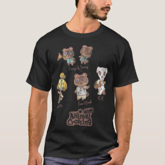 Animal Crossing New Horizons Group Shot Names Prem T-Shirt