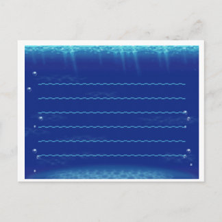 Animal Crossing New Leaf Underwater Stationary Postcard