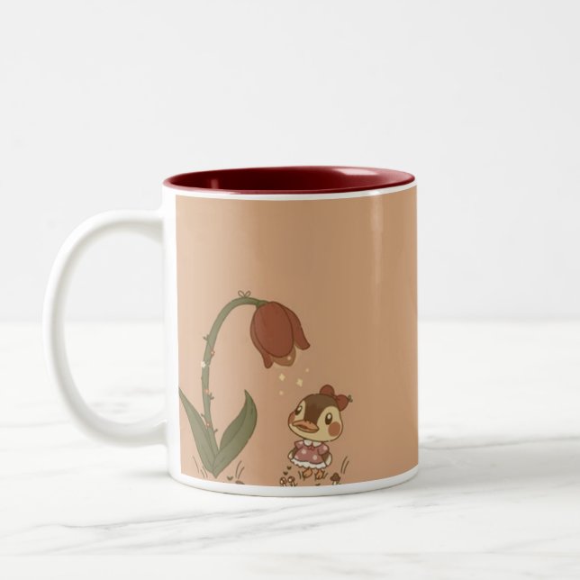 Animal crossing Two-Tone coffee mug (Left)