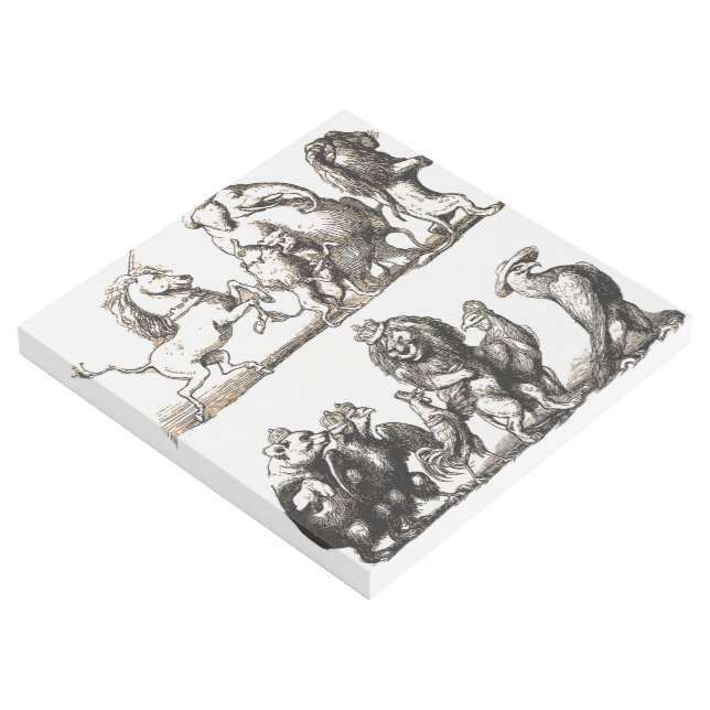Animal Cute Art Unicorn Elephant Lion Zoo (3/4)