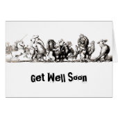 Animal Cute Art Unicorn Elephant Lion Zoo (Front Horizontal)