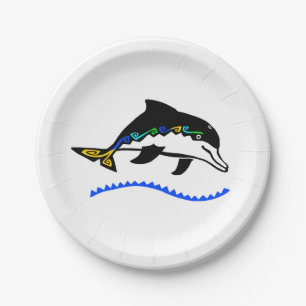 Animal - Cute - DOLPHIN - Nature - Party - Paper Plates