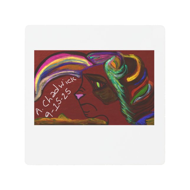 Animal Desert Landscape  Metal Print (Front)