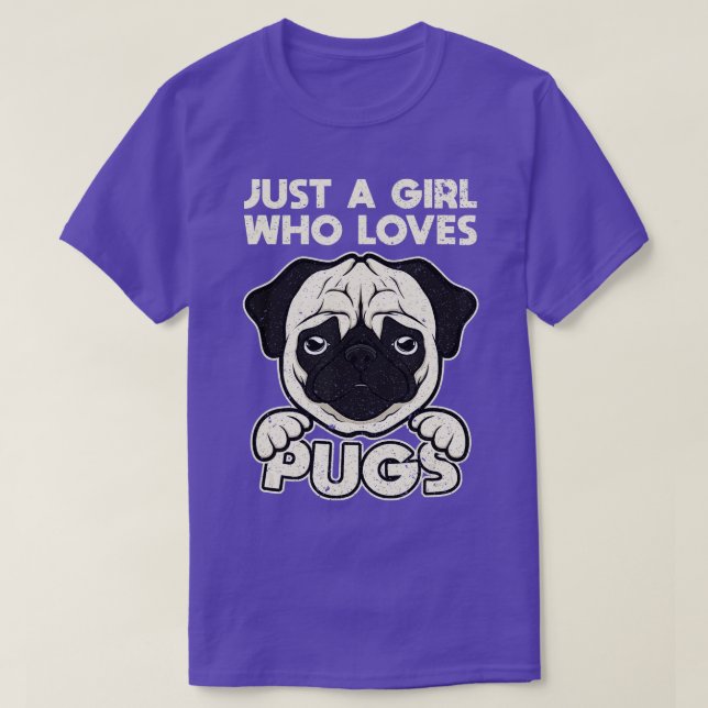 Animal Dog Pug Lover Women Gift Pug  T-Shirt (Design Front)