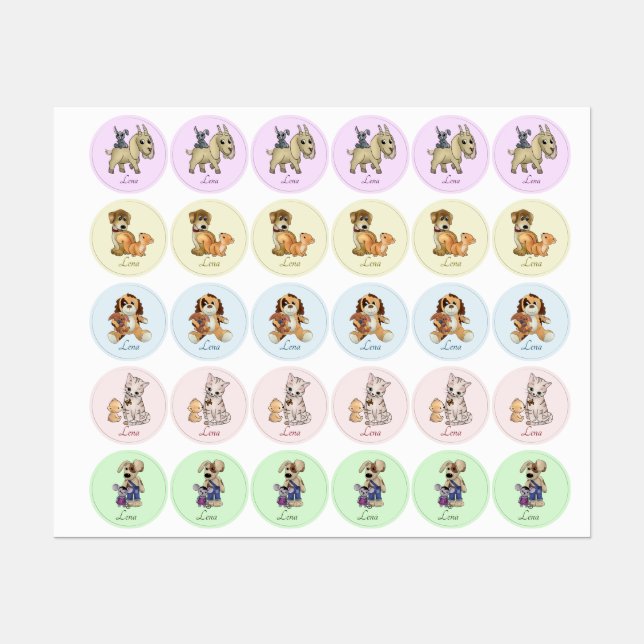 animal double labels (Sheet)