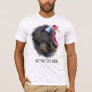 Animal Drawing Collection Mandrill - Add Your Text T-Shirt