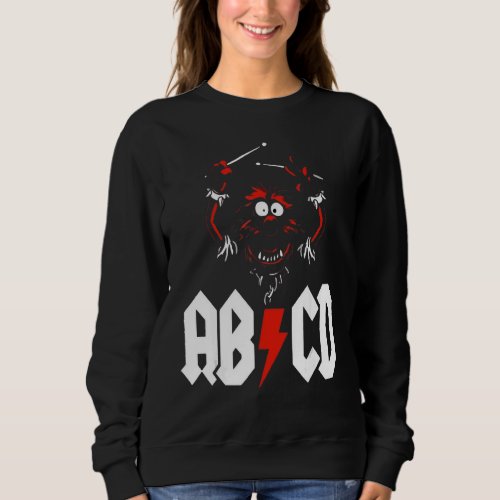 Animal Drummer Ab Cd Graphic Guy Definition  Vinta Sweatshirt