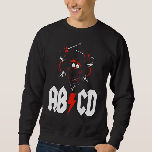 Animal Drummer Ab Cd Graphic Guy Definition  Vinta Sweatshirt