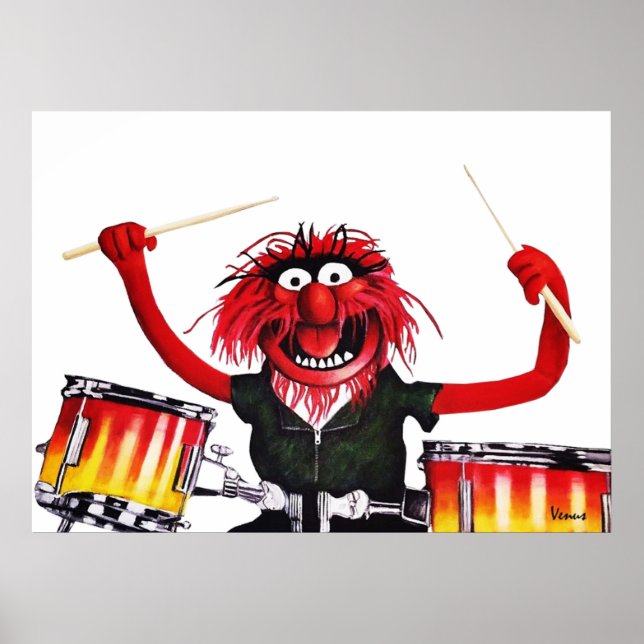 Animal Drummer Poster (Front)