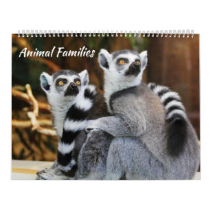 Animal Families Calendar