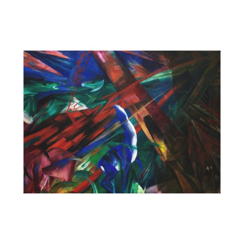 Animal Fates 1913 Franz Marc Oil painting Prints