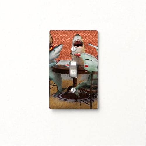 Animal _ Fish _ Card Sharks Light Switch Cover