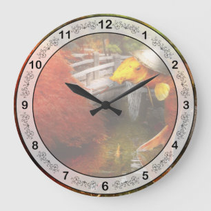 Animal - Fish - The wandering Samurai Large Clock