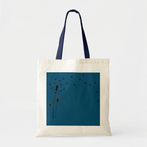 Animal Flower Plant Dandelion Kangaroo  Tote Bag