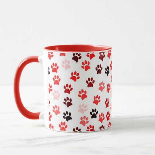 Animal Foot Prints Mug