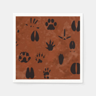 Animal Footprint Napkins