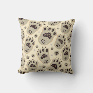 animal footprint pillow