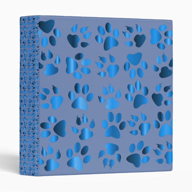 Animal Footprints 3 Ring Binder (Front/Spine)