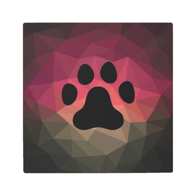 Animal friendly design, dog/cat/bear paw print (Front)