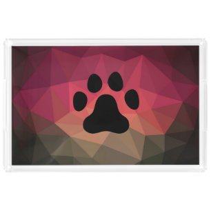 Animal friendly design, dog/cat paw serving tray