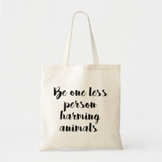 Animal Friendly Tote Bag