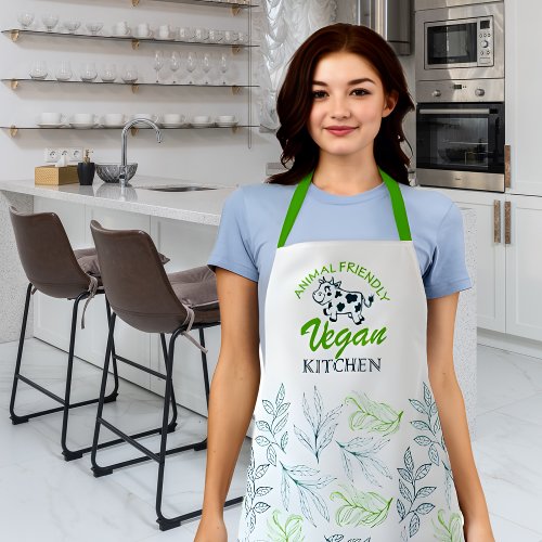 Animal Friendly Vegan Kitchen Apron