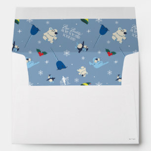 Animal Friends "Bye Buddy" Winter Pattern Envelope