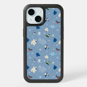 Animal Friends "Bye Buddy" Winter Pattern iPhone 15 Case