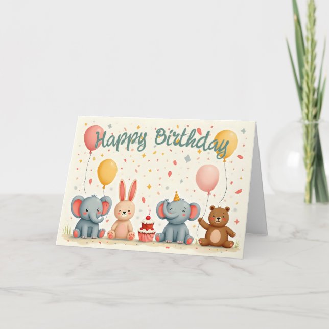 Animal Friends in Party Magic Card (Front)