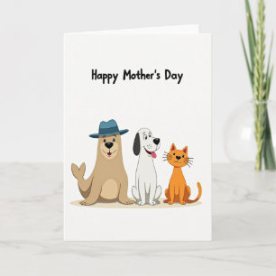 Animal Friends Mothers Day Card