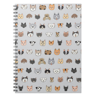 Animal Fun: Cats Dogs Doodle Mix Notebook