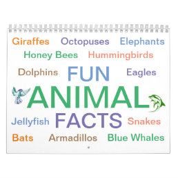 Animal Fun Fact Calendar