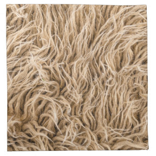 Animal fur cloth napkin