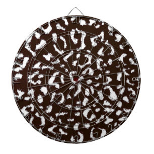 Animal fur skin dartboard
