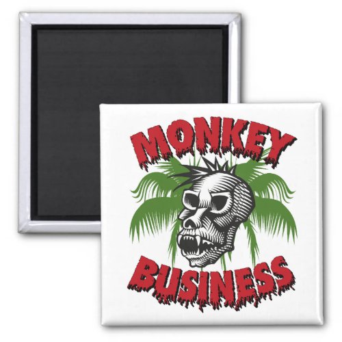 Animal Gift Monkey Slaugh Magnet