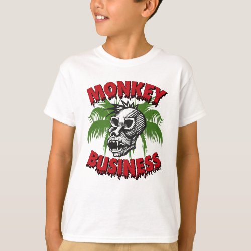 Animal Gift Monkey Slaugh T_Shirt