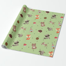 Animal Gift Paper of the Forest
