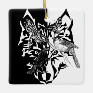 Animal Guides for Remembrance Ceramic Ornament