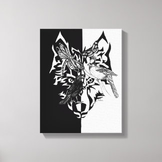 Animal guidess 11x14" canvas print