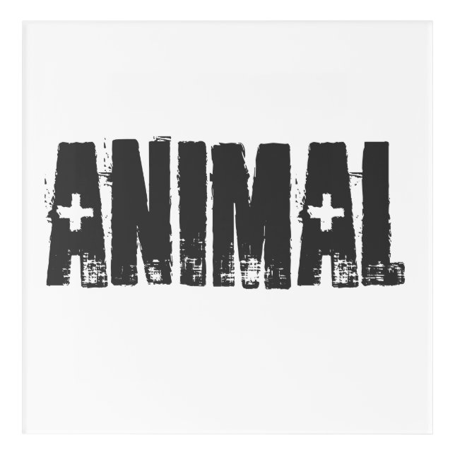 Animal - Gym Bodybuilding Fitness Acrylic Print (Front)