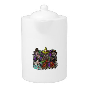 Animal Halloween Teapot