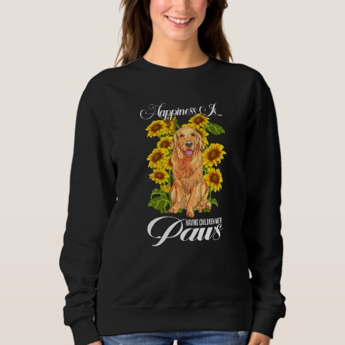 Animal  Happiness Is Having Children With Paws Sweatshirt