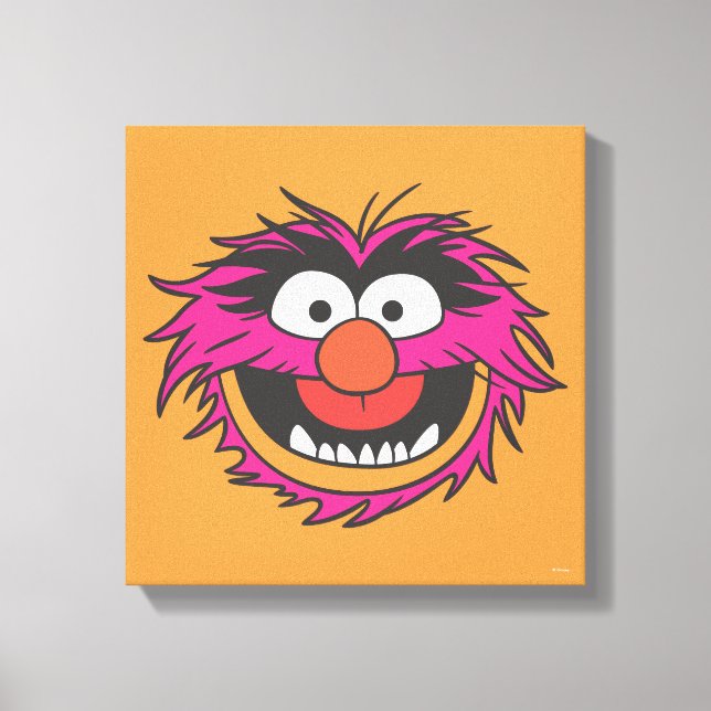 Animal Head Canvas Print (Front)