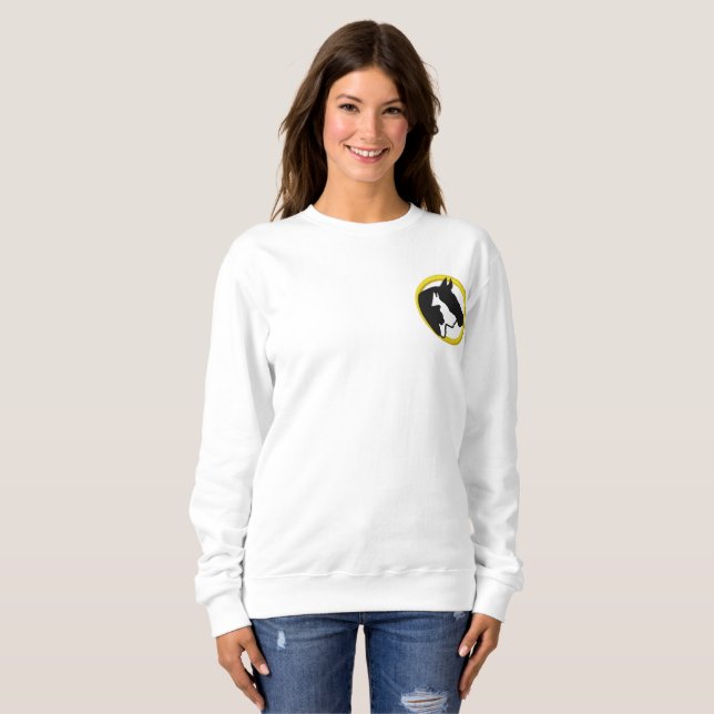Animal Healing Now Women's Embroidered Sweatshirt (Front Full)