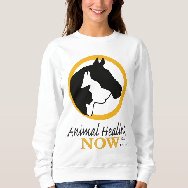Animal Healing Now Women's Sweatshirt (Front)