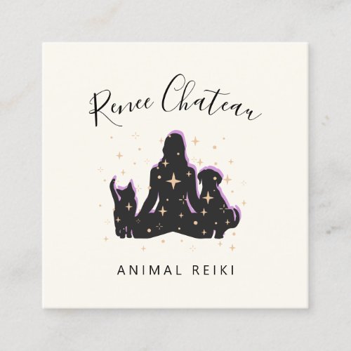 Animal Healing Pet Reiki  Business Card