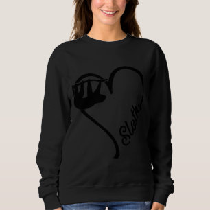 Animal Heart Sloth Sweatshirt