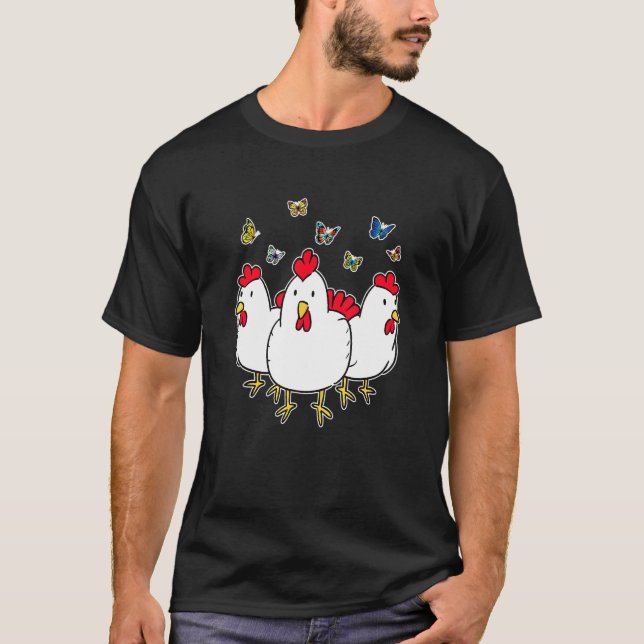 Animal Hen Chicken T-Shirt (Front)