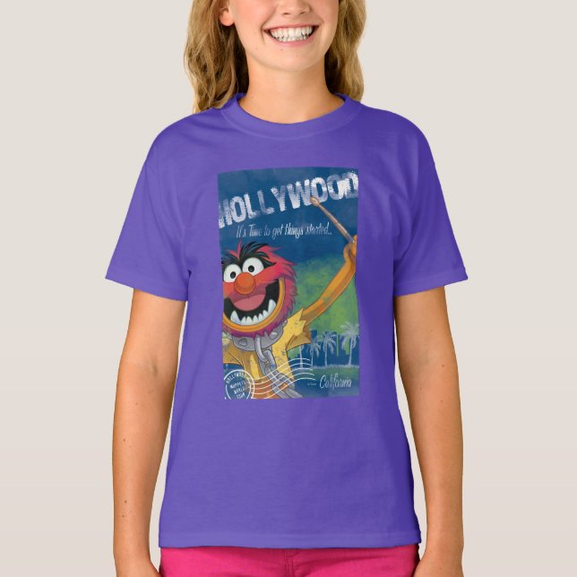 Animal - Hollywood, California Poster T-Shirt (Front)